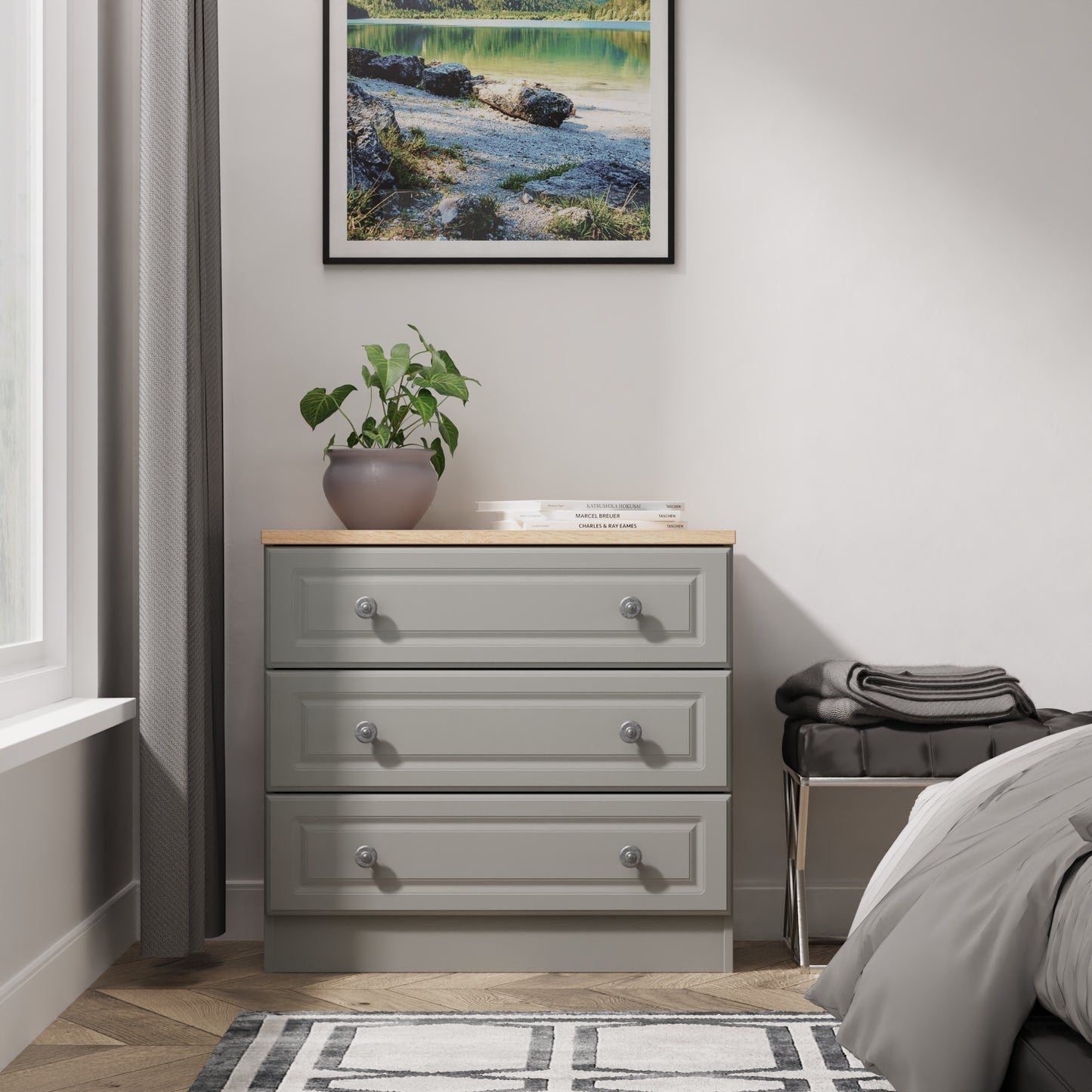 Norfolk 3 Drawer Chest