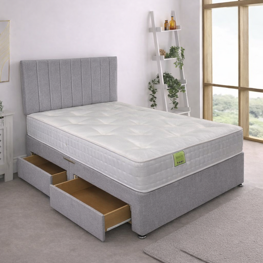 PROMO - Jubilee Pocket Divan Bed & Dartford Headboard