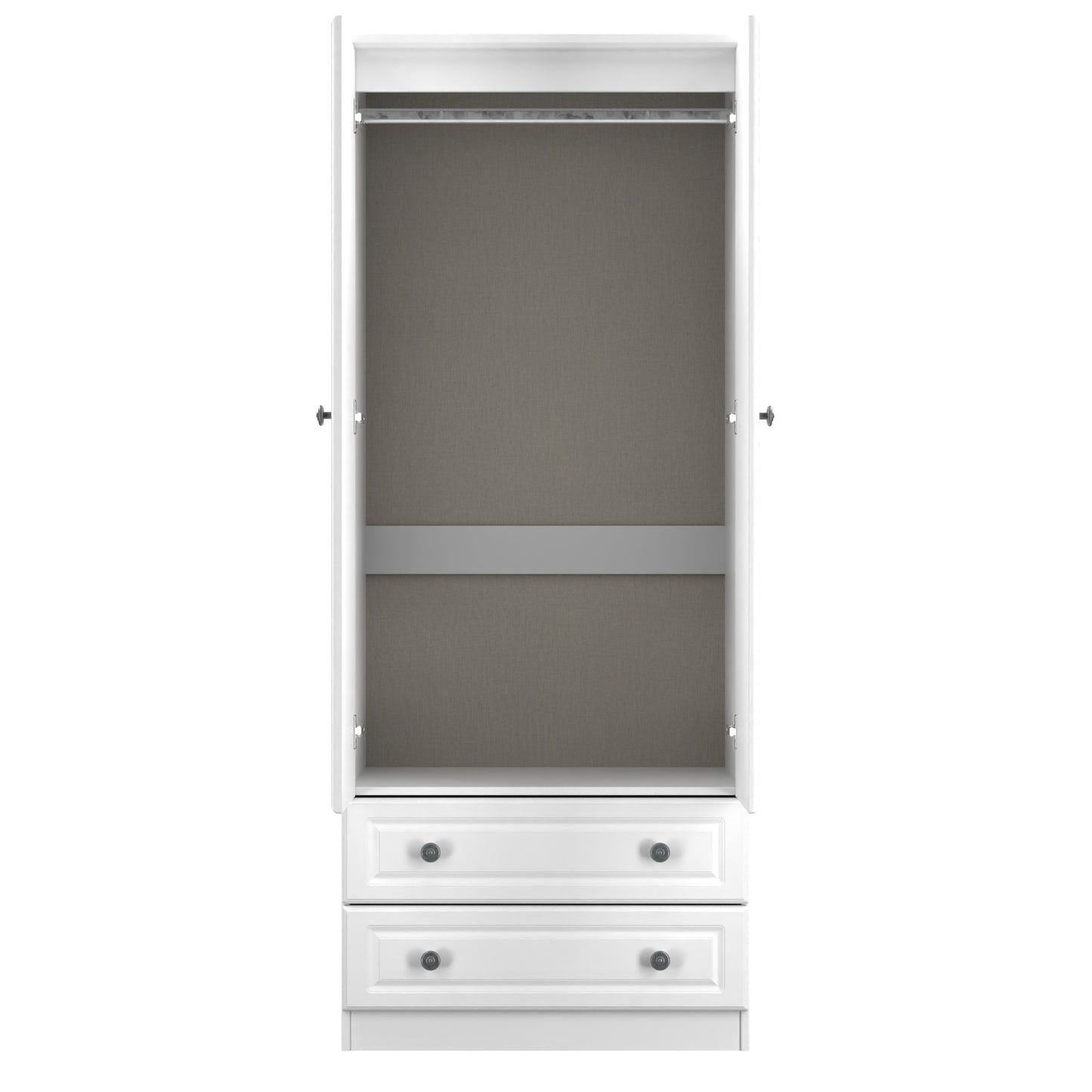 Pembroke 3ft 2 Drawer Robe