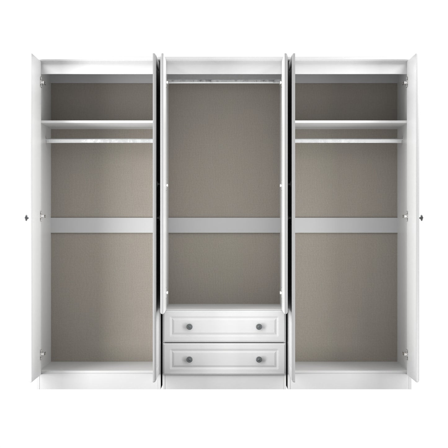 Pembroke 6 Door 2 Drawer Wardrobe