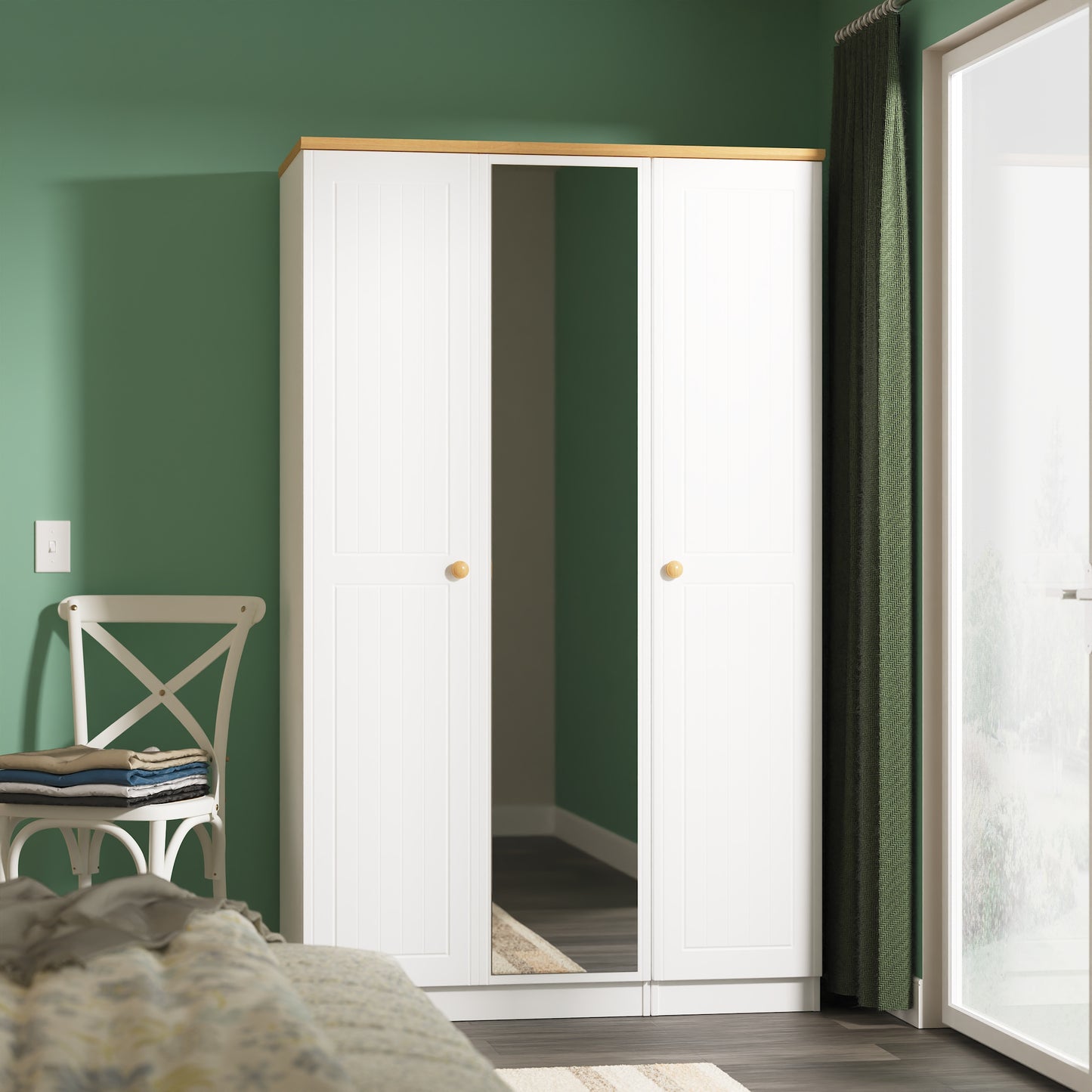 Warwick Tall Triple Mirror Robe