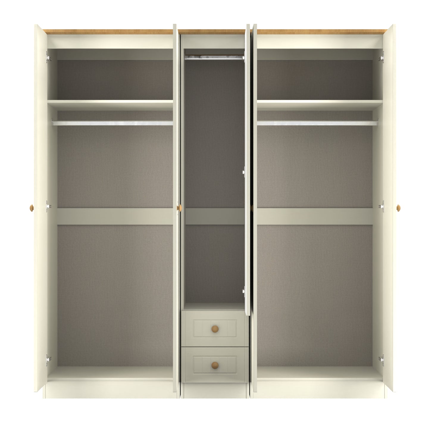 Warwick 5 Door 2 Drawer Wardrobe