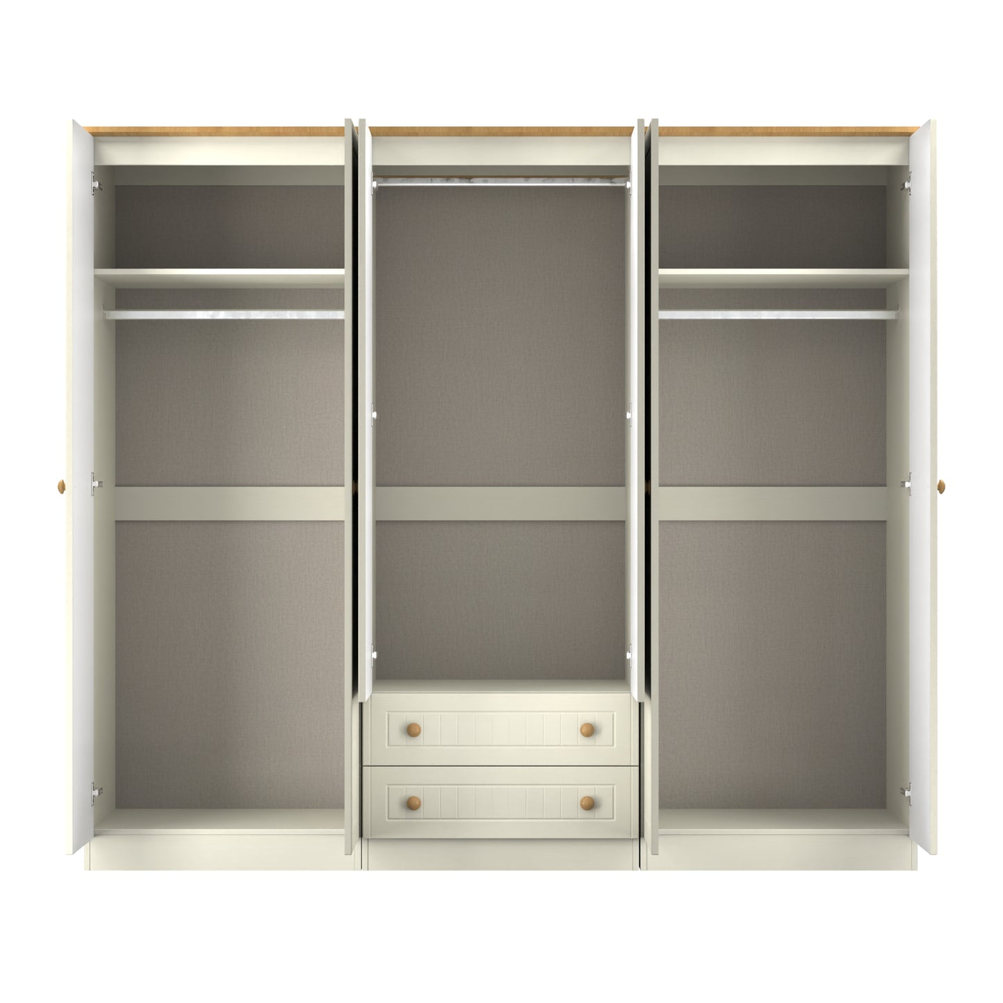 Warwick 6 Door 2 Drawer Wardrobe