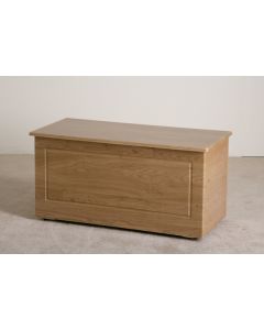 Mya Oak Blanket Box