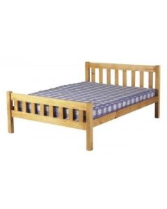 Carlow Wooden Bed - Double (4'6")