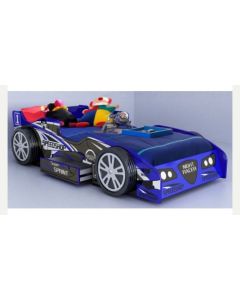 Kids Blue Night Racer Bed 