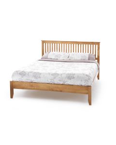 Freya Honey Oak Bed - Double (4'6'')
