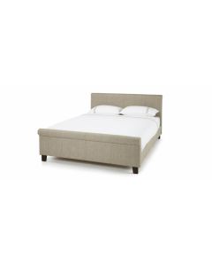 Hazel Upholstered Bed (Ice or Linen) (4'6'')