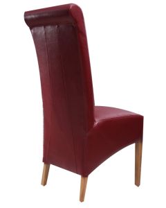 Lucy Collection - Red Leather Chair