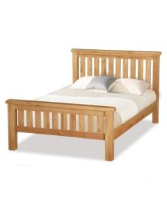 Salisbury Slatted Bed - 4'6" Double