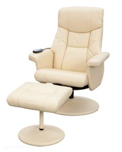 Supra Swivel Recliner Chair With Footstool