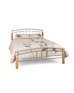 Tetras Beech Bed - Black or Silver - Bed  (4'6")