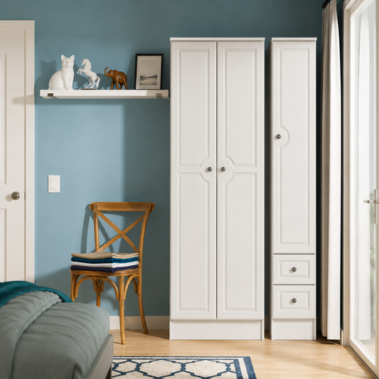 Pembroke Triple Plain + Drawer Robe