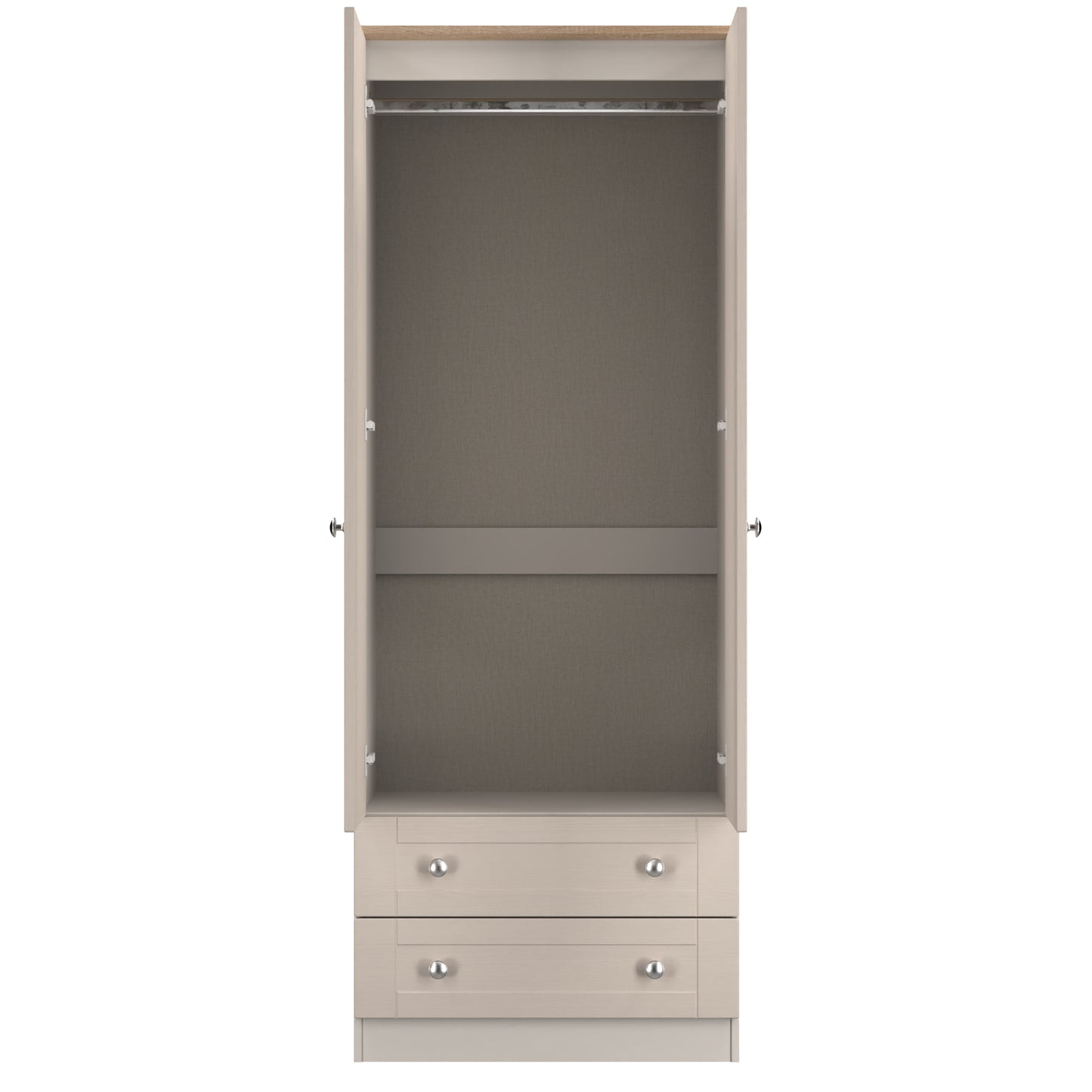 Norfolk 2ft 6in 2 Drawer Robe