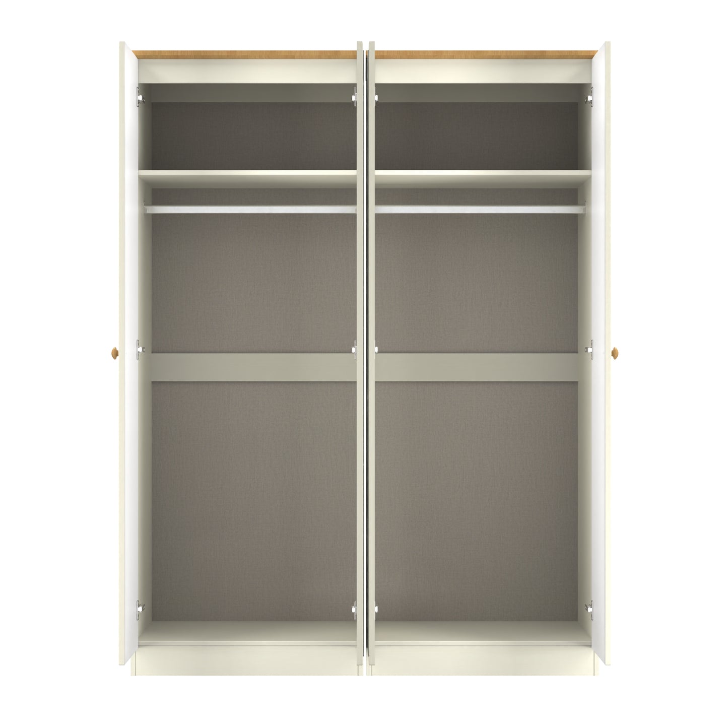 Warwick 4 Door 2 Mirror Wardrobe